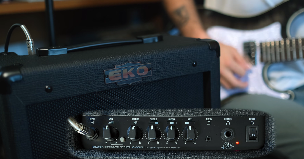 Eko Stealth Black: Test of the amp range that focuses on simplicity