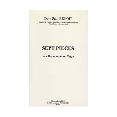 Combre Benoit - 7 Pièces - Harmonium Ou Orgue