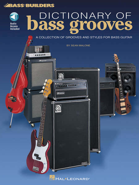 Hal Leonard DICTIONARY OF BASS GROOVES TAB + AUDIO EN LIGNE
