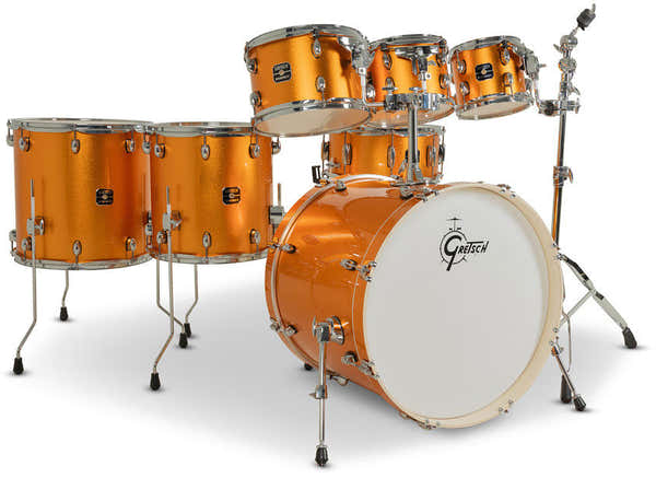 Drum Set Energy Orange Sparkle