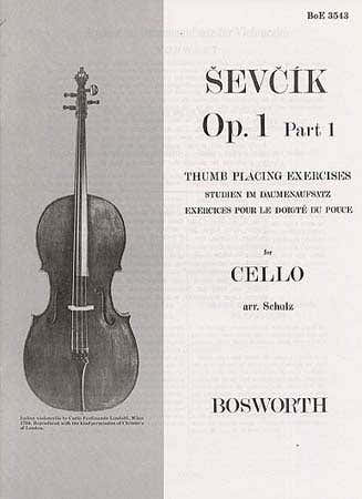 Bosworth Sevcik - Op.1 Part 1 - Exercices Pour Le Doigte Du Pouce - Violoncelle