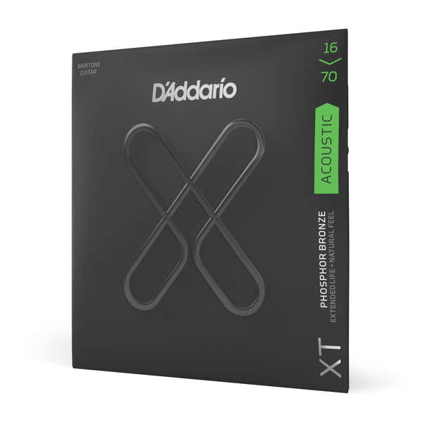 D'ADDARIO XTAPB1670 XTAPB1670 XT ACOUSTIC PHOSPHOR BRONZE MEDIUM BARITONE 16-70