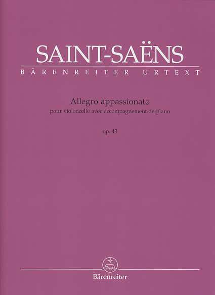 Barenreiter SAINT-saens - Allegro Appassionato Op.43