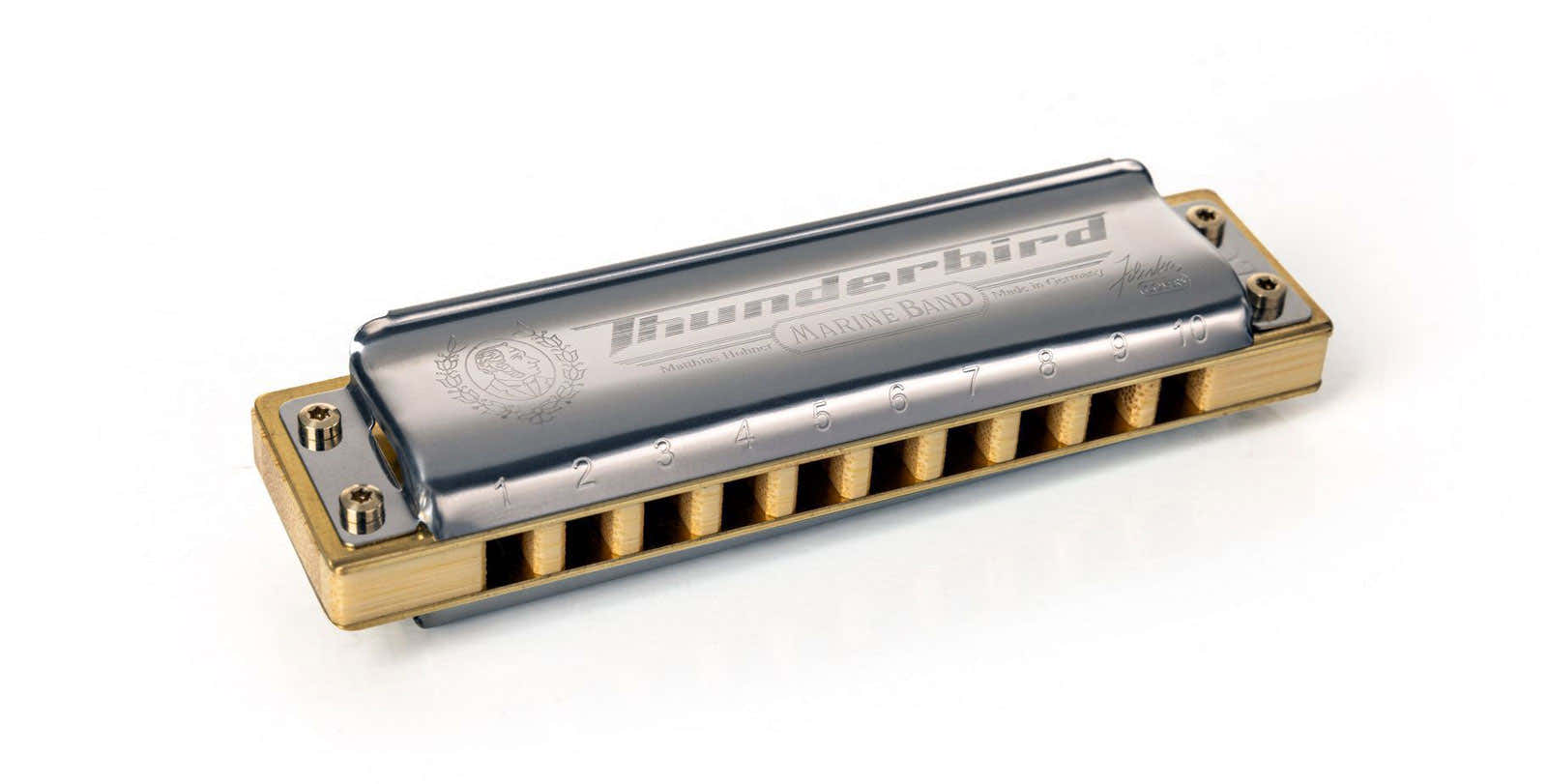 DIATONIC 2011/20 MARINE BAND THUNDERBIRD 10 HOLES LOW A LA
