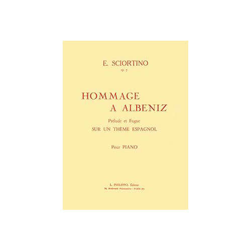 Combre Sciortino - Hommage À Albeniz Op.7 - Piano