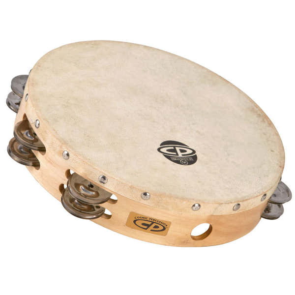 Latin Percussion CP380 TAMBOURINES CP WOOD 10" DOUBLE ROW