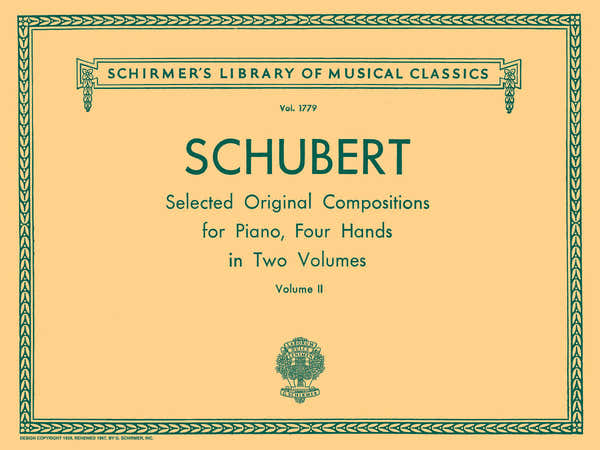 Schirmer Original Compositions for Piano - Volume 2