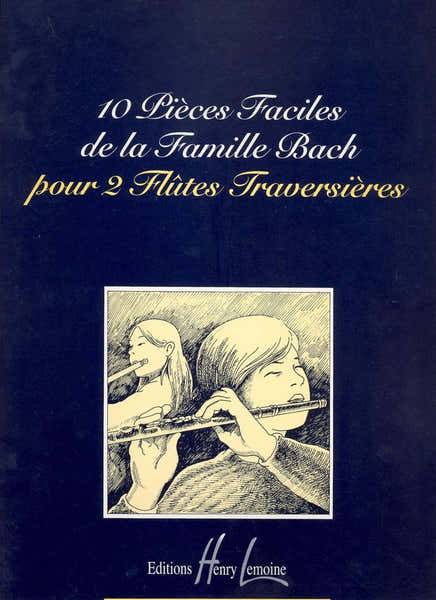 Lemoine Bach - Duos Famille Bach (10) 2 FL. - 2 Flûtes