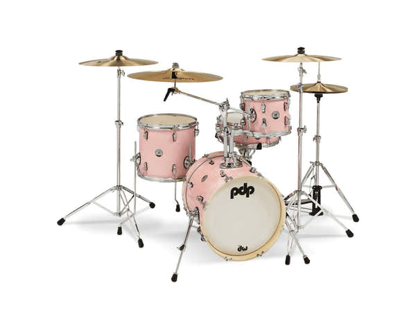 PALE ROSE SPARKLE SHELL SET NEW YORKER PDNY1604PR