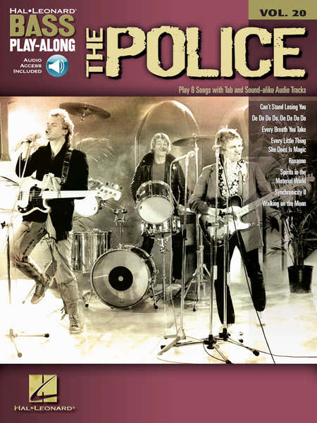 Hal Leonard Police - Bass Play Along Vol.20 + Audio En Ligne - Bass Tab