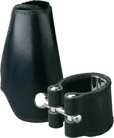 GERMAN SIB LEATHER LIGATURE AND MOUTHPIECE COVER - LC25L