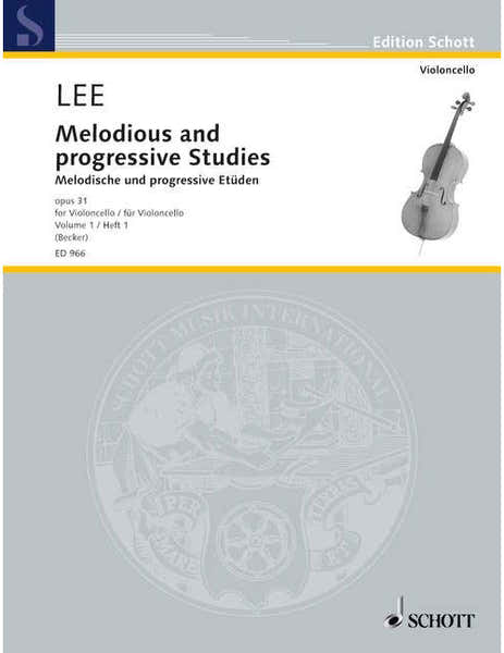 Lee - Etudes Mélodiques et Progressives Op. 31 - Violoncelle