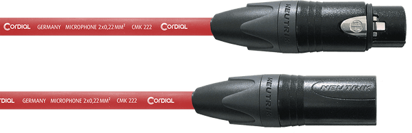 XLR MICROPHONE CABLE 5 M RED