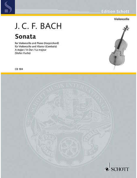 Schott Bach - Sonata En La Majeur - Violoncelle et Piano