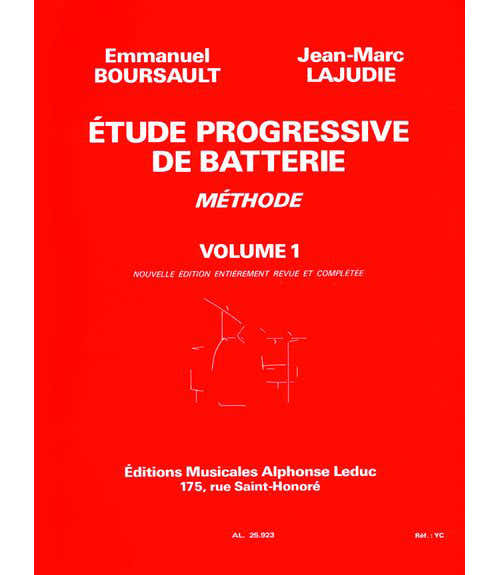 Étude Progressive De Batterie Vol.1 - Boursault, Lajudie