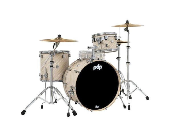PDP By DW SHELL SET CONCEPT MAPLE FINISH PLY ROCK KIT 24" TWISTED IVORY PDCM24RKTI