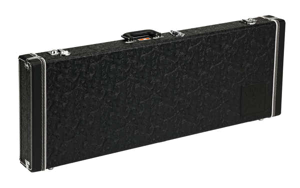 Waylon Jennings Strat-Tele Black Tooled Leather Case