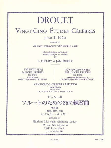 Leduc 25 Etudes célèbres