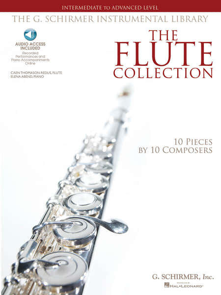 Schirmer FLUTE COLLECTION + AUDIO EN LIGNE INTERMEDIATE TO ADVANCED LEVEL - FLUTE PIANO