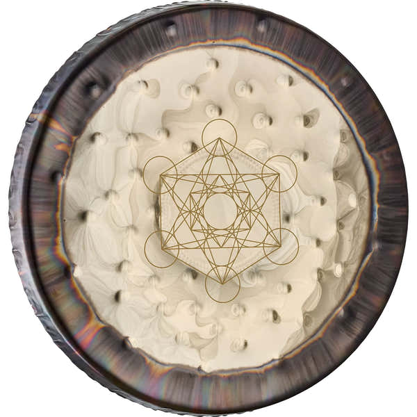 Sonic Energy SGMC22 22" Soundscape Gong Metatron's Cube