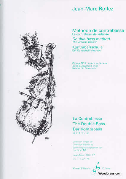Rollez JEAN-marc - Methode De Contrebasse Vol.3