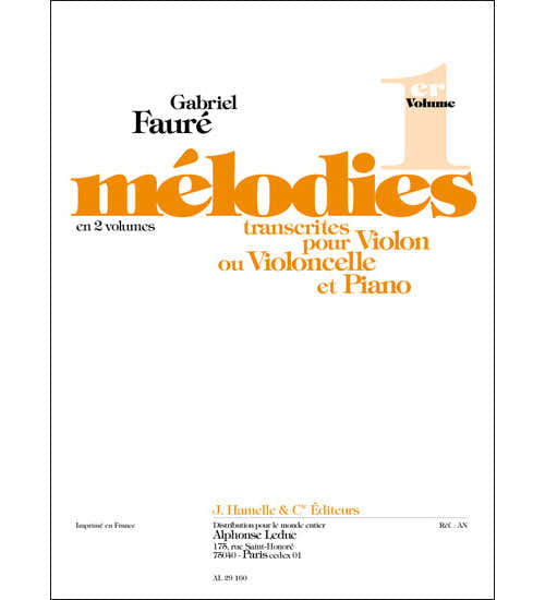 Leduc Mélodies Vol.1