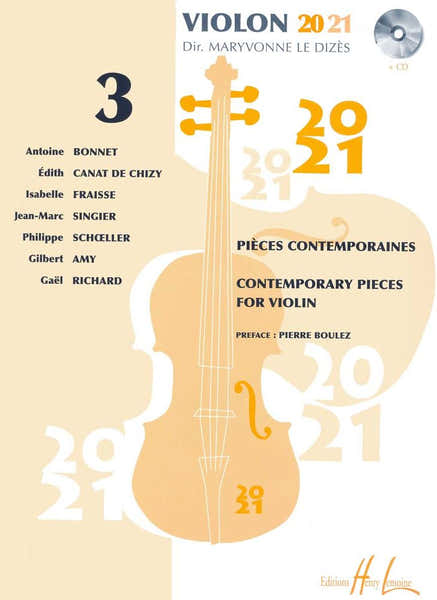 Lemoine Le Dizes Violon 20-21 Vol.3 + CD