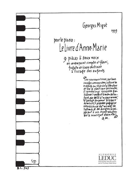 Leduc Migot Georges - Le Livre d'ANNE-marie
