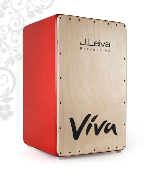 J Leiva Percussion CAJON VIVA RED