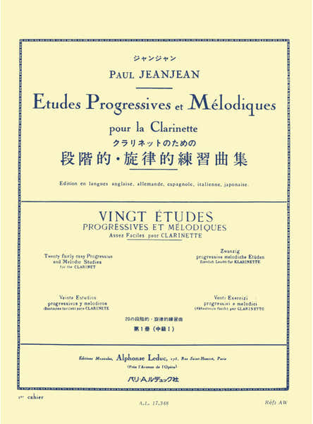Leduc 20 Etudes Progressives & Melodiques 1