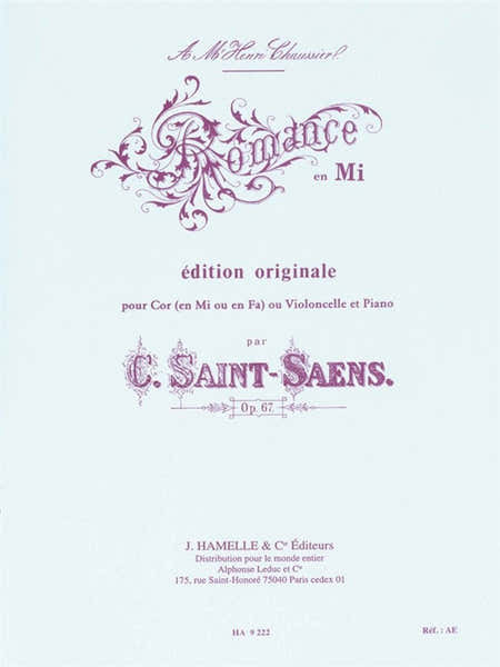Leduc Romance Op.67 In E
