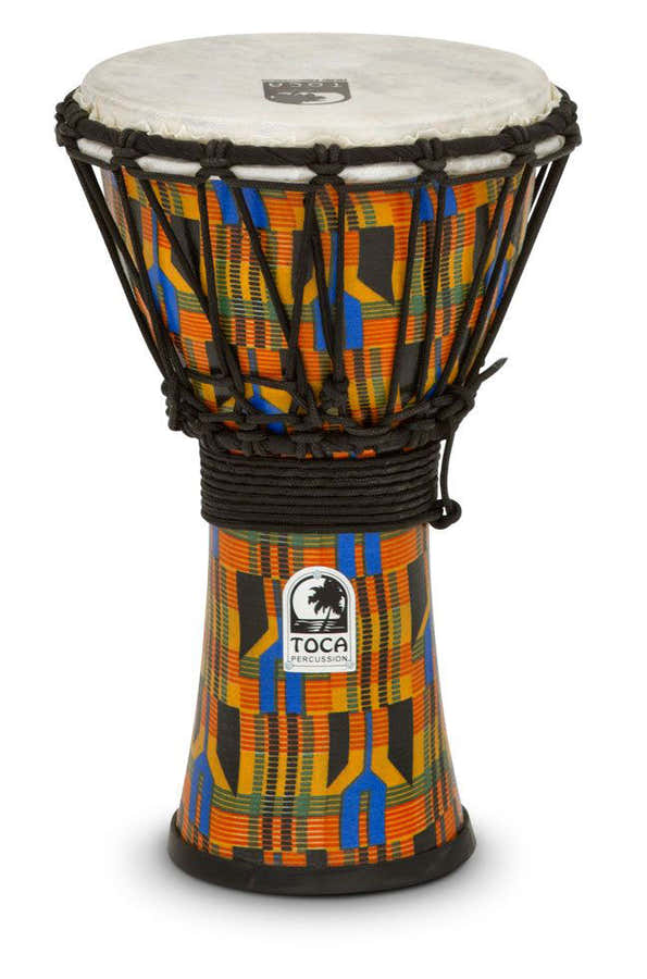 DJEMBE FREESTYLE 7'' KENTE CLOTH SFDJ-7K