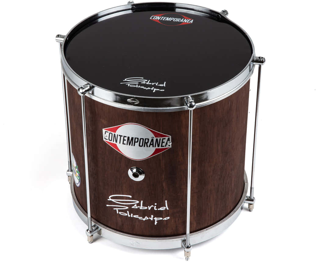 Repinique 12" x 30cm G. Policarpo wood - 6 rods - Pro