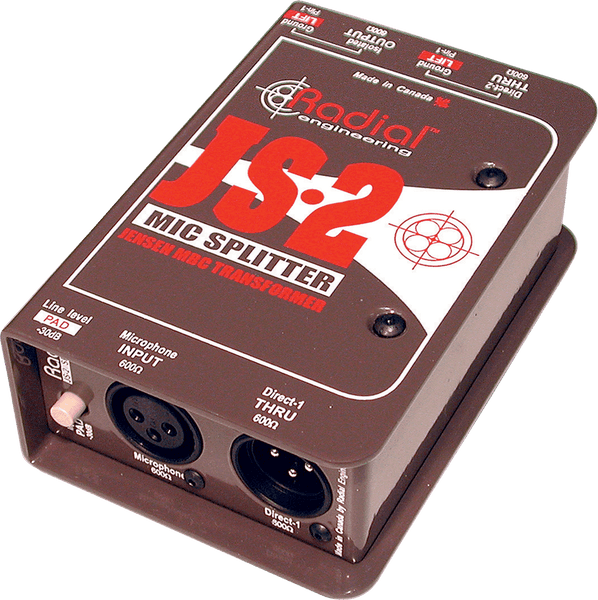 Radial JS2 Splitter 1 In / 2 Out
