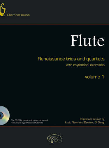 Carisch FLUTE RENAISSANCE TRIOS AND QUARTETS VOL.1 + CD - 3 OU 4 FLUTES