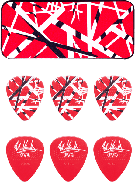 Dunlop 6 x 0,60mm EVH Frankenstein Tin