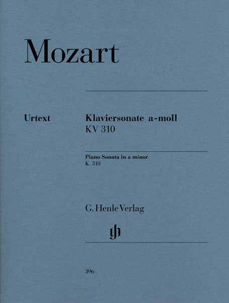 Henle Verlag Mozart W.a. - Piano Sonata A Minor K. 310 (300D)