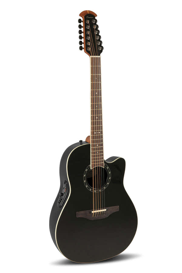 Standard Balladeer Deep Contour Cutaway 12-String Black