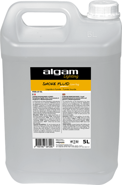 Algam Lighting FOG-LF-5L-HEAVY SMOKE LIQUID 5L