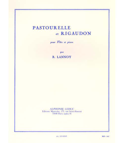 Leduc LANNOY R. - PASTOURELLE ET RIGAUDON - FLUTE & PIANO