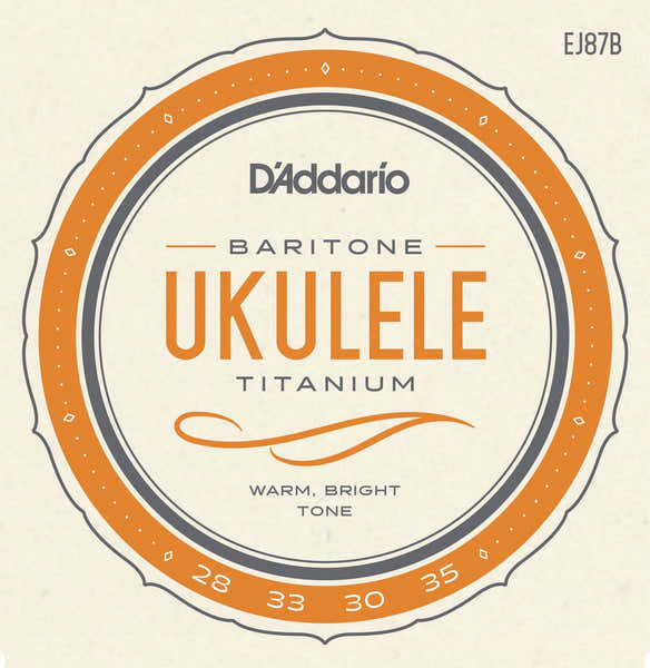 EJ87b Titanium Ukulele Strings Baritone