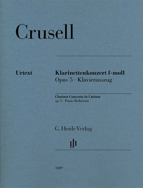 Henle Verlag Crusell B.H. - Clarinet Concerto In F Minor Op.5 - Clarinette & Piano