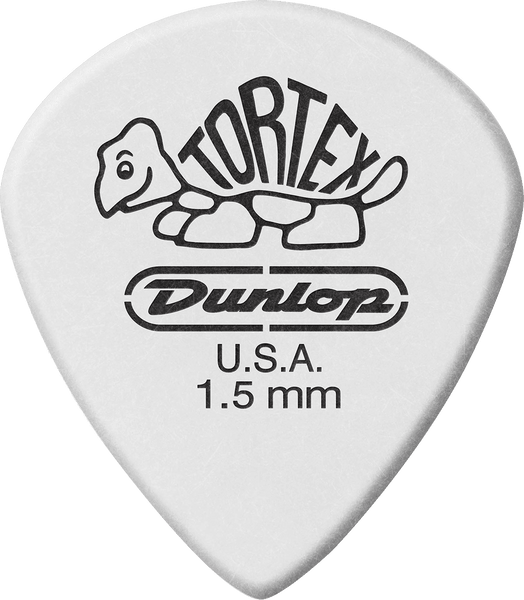 Dunlop 12 x 1,50mm Tortex White Jazz III