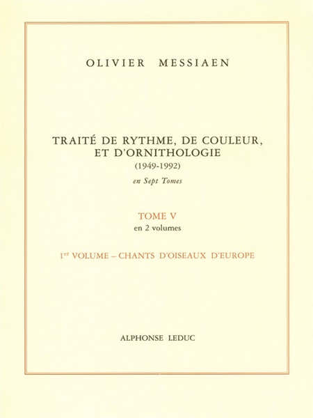 Leduc Traité de Rythme de Couleur et d'Ornithologie
