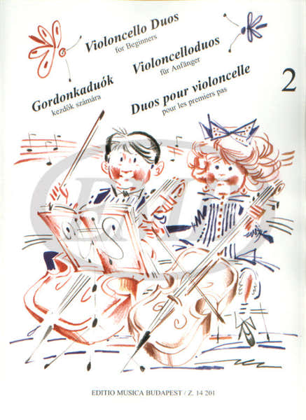 EMB (Editio Musica Budapest) Violoncello Duos For Beginners Vol.2 - Violoncelle