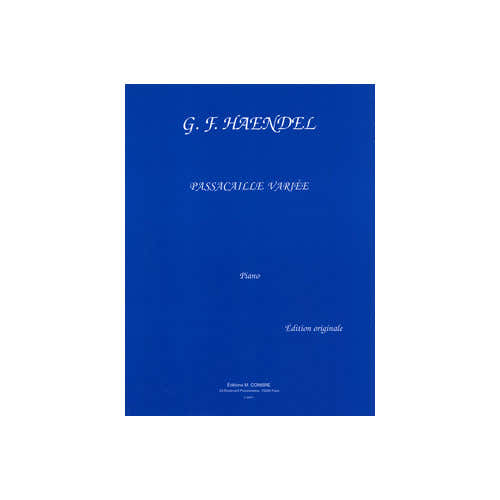 Combre Haendel - Passacaille Variée - Piano