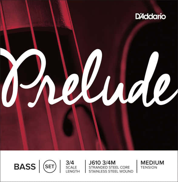 D'ADDARIO 3/4 PRELUDE BASS STRING SET MEDIUM TENSION