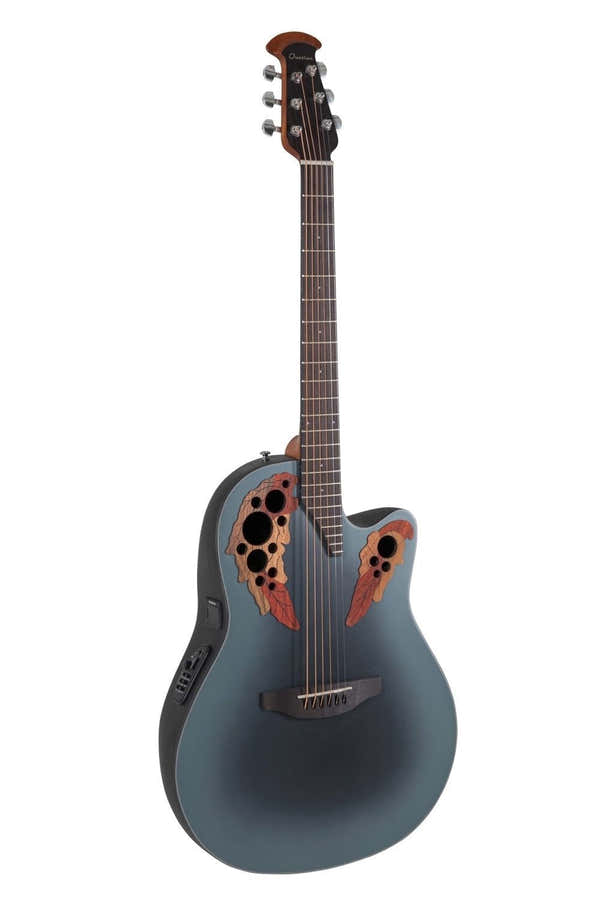Celebrity Elite Mid Cutaway Reverse Blue Burst