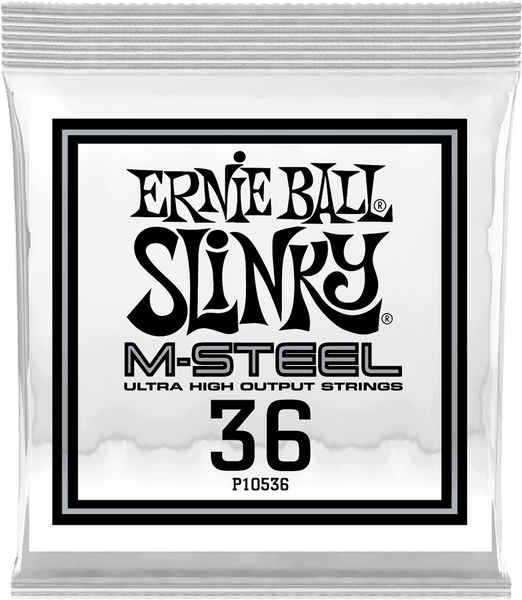 Ernie Ball .036 M-STEEL WOUND ELECTRIC GUITAR STRINGS