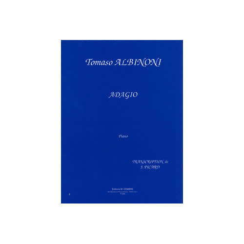 Combre Albinoni - Adagio - Piano